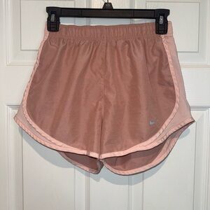 Nike Pink Athletic Shorts with Elastic Waistband. Size S